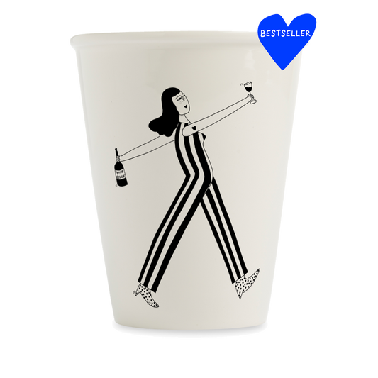 Tasse en Porcelaine « Wine O'Clock » - Helen B