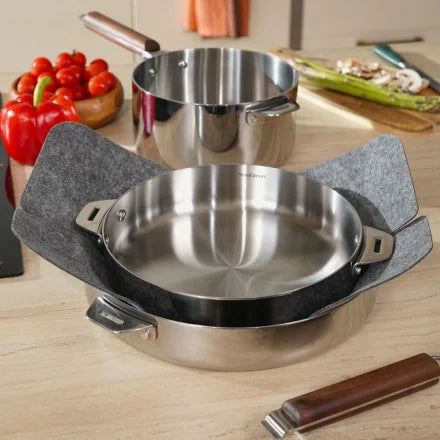 Coffret Trio Merveilleuse Poêles (D.24 / 28 cm) & Casserole - Cookut