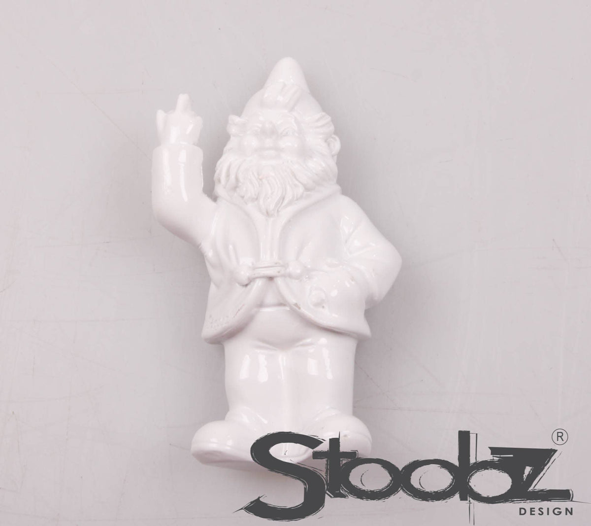 Stoobz Aimant nain | Noir Blanc Or Argent 8 cm