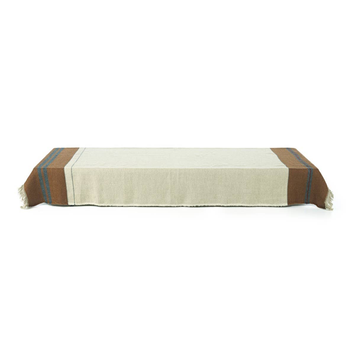 Plaid en Lin et Laine The Highland Stripe 140 x 220 cm - Libeco