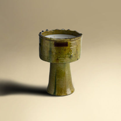 Bougie Tamegroute Verte / Jaune - Côté Bougie