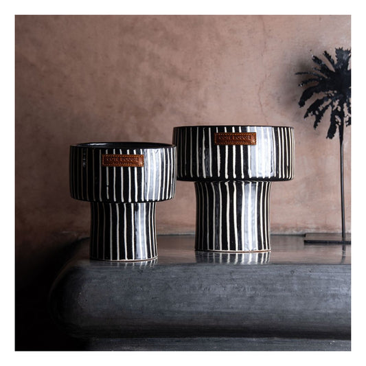 Bougie Coupe Zèbre Senteur Mandarine Majorelle - Côté Bougie