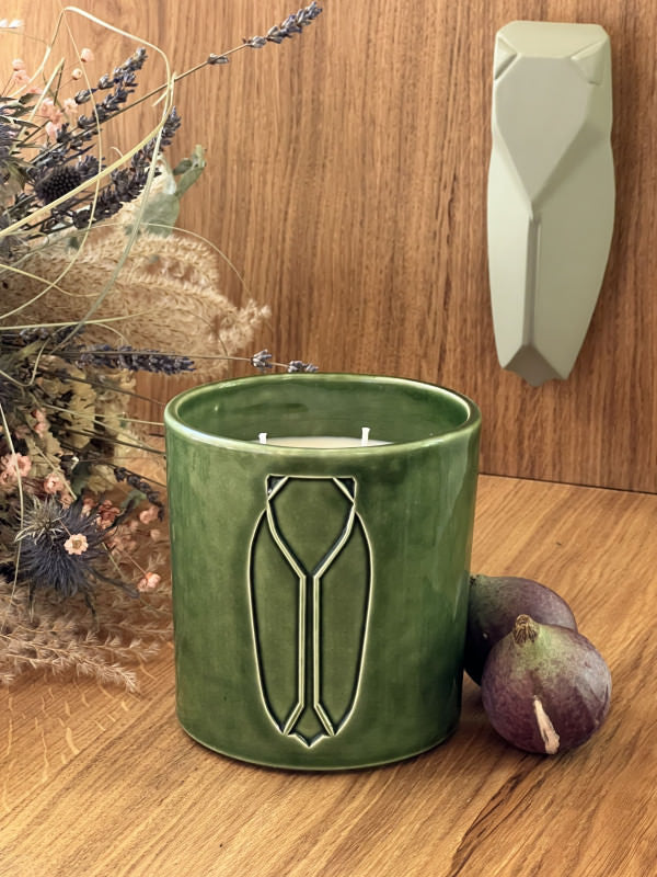 Bougie Parfumée en Céramique - Monochromic