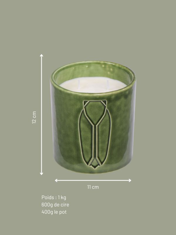 Bougie Parfumée en Céramique - Monochromic