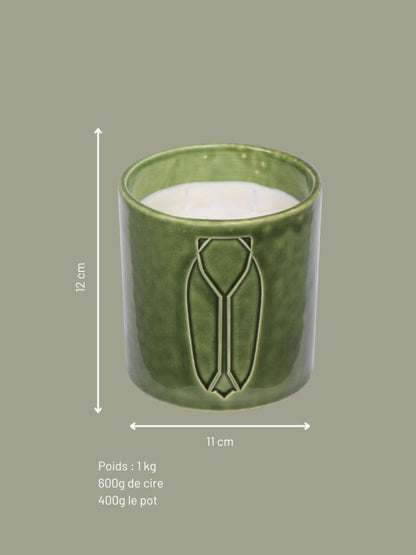 Bougie Parfumée en Céramique - Monochromic