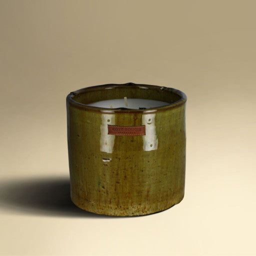 Bougie Tamegroute Verte / Jaune - Côté Bougie
