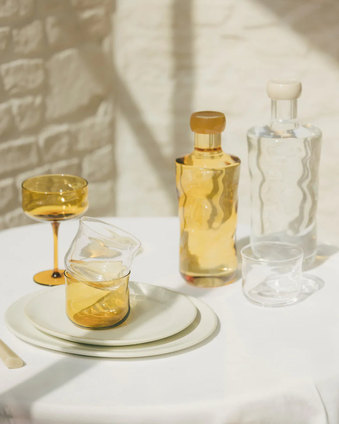 Bouteille en Verre Swirl avec Bouchon 0,75L / 1,25L - Paveau