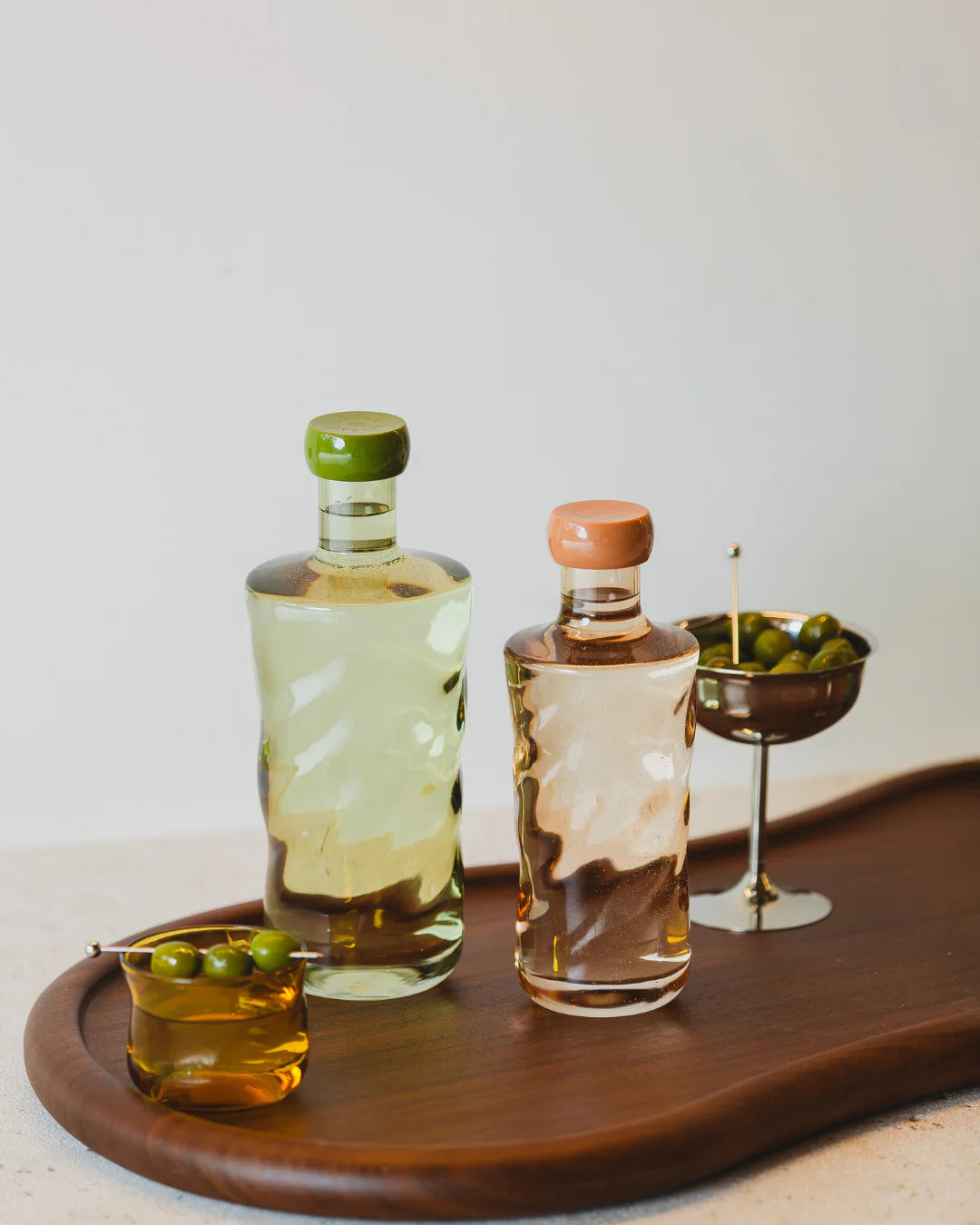 Bouteille en Verre Swirl avec Bouchon 0,75L / 1,25L - Paveau