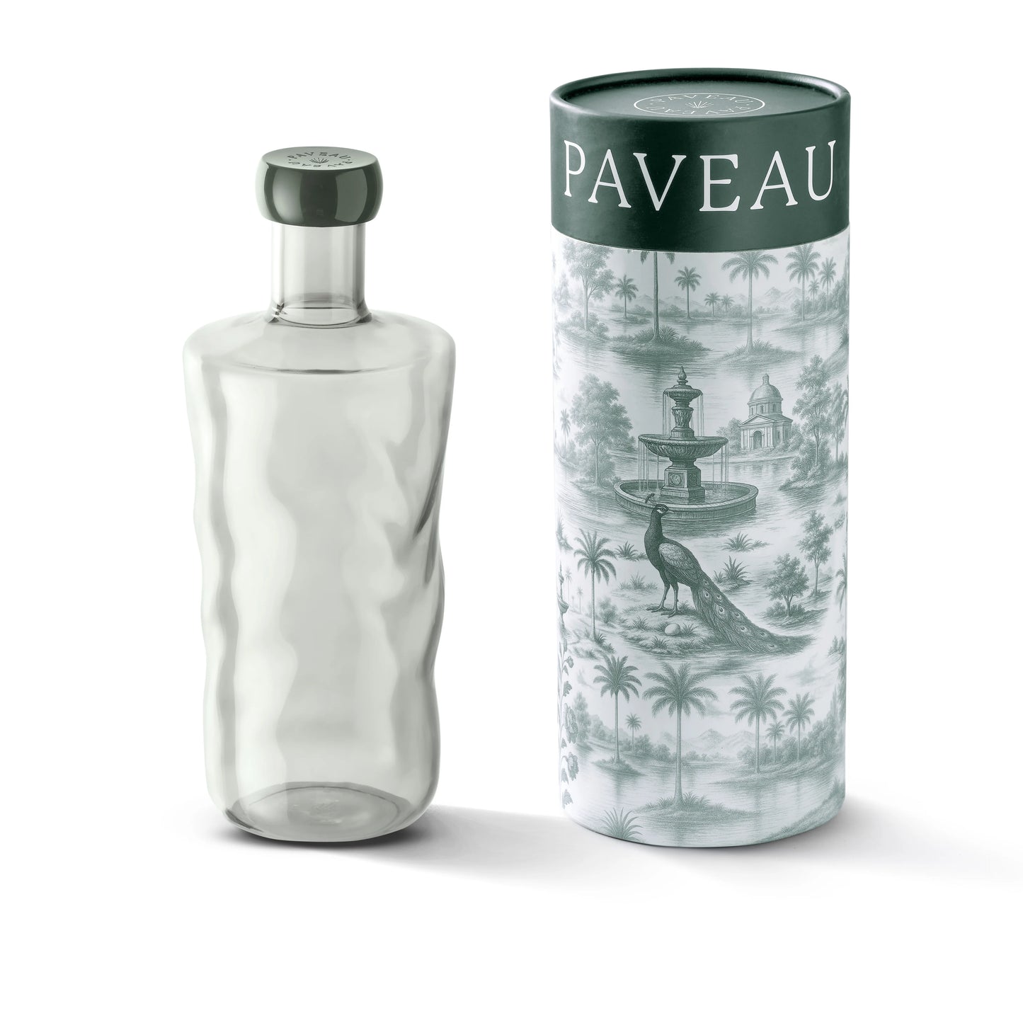 Bouteille en Verre Swirl avec Bouchon 0,75L / 1,25L - Paveau
