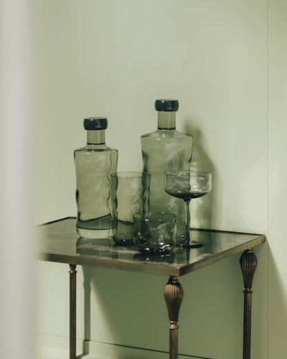 Bouteille en Verre Swirl avec Bouchon 0,75L / 1,25L - Paveau