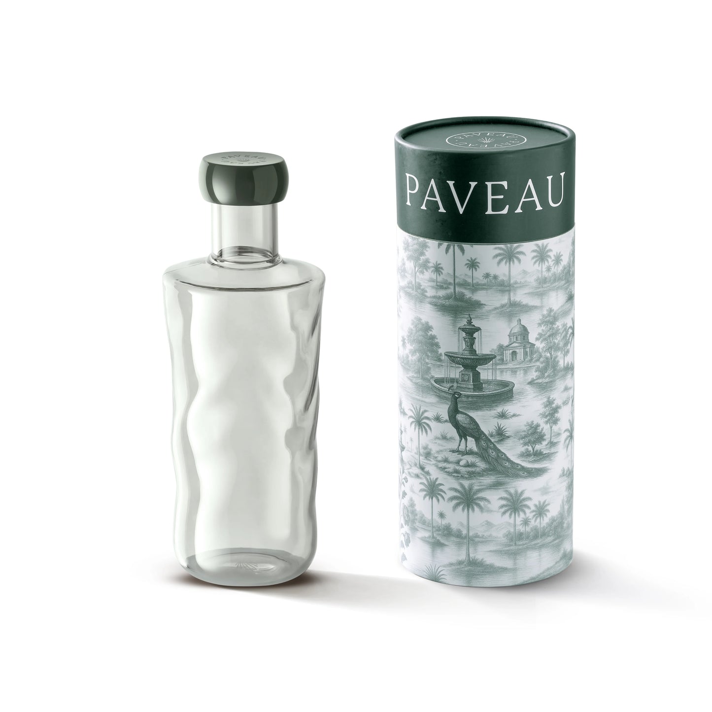 Bouteille en Verre Swirl avec Bouchon 0,75L / 1,25L - Paveau