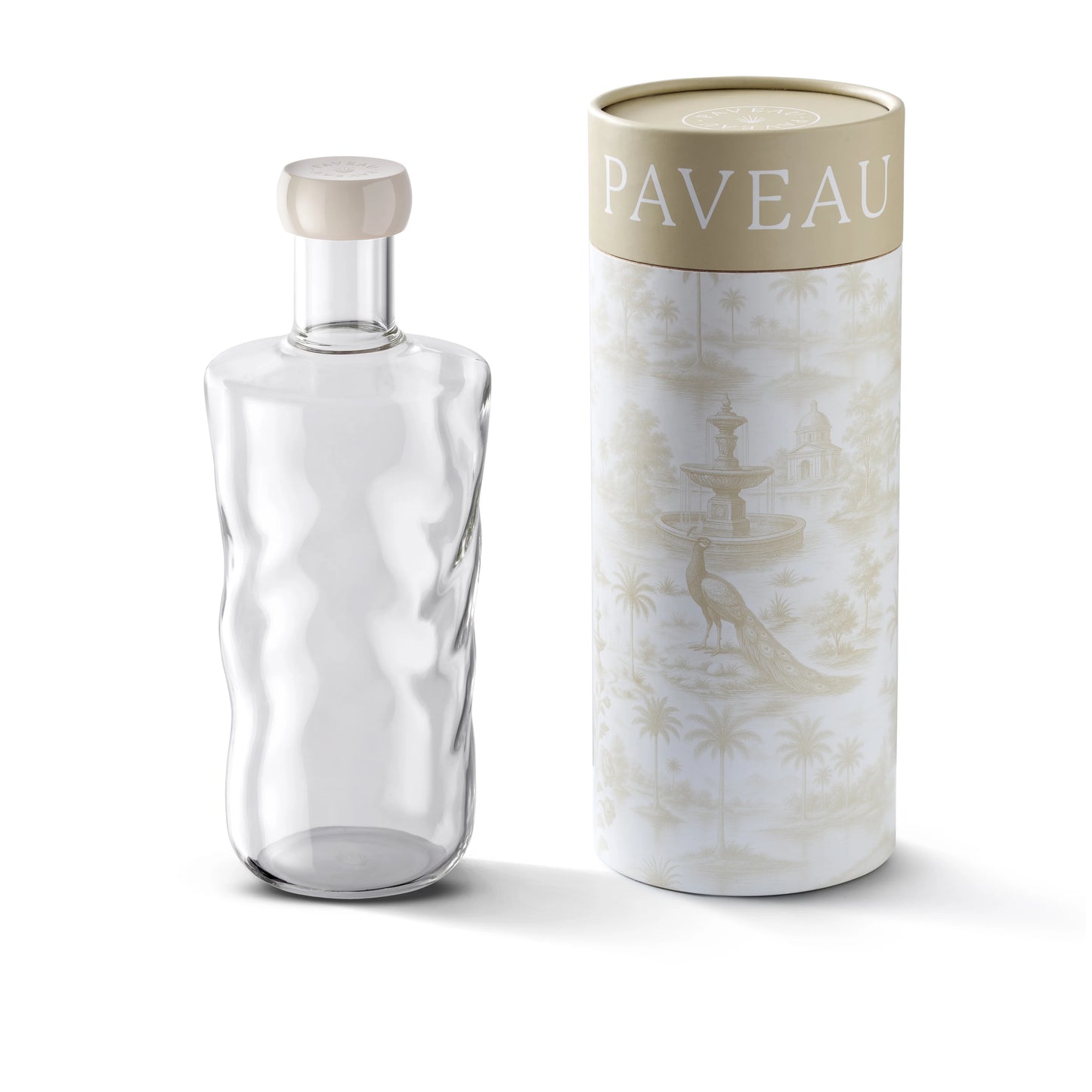 Bouteille en Verre Swirl avec Bouchon 0,75L / 1,25L - Paveau