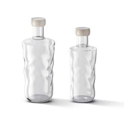 Bouteille en Verre Swirl avec Bouchon 0,75L / 1,25L - Paveau