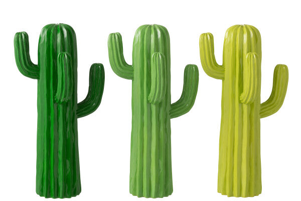 Cactus Décoratif en Polyrésine Vert (3 tailles) - Jolipa