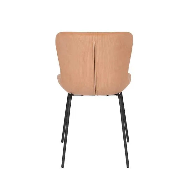 Lot de 2 Chaises en Velours Rose - White Label Living