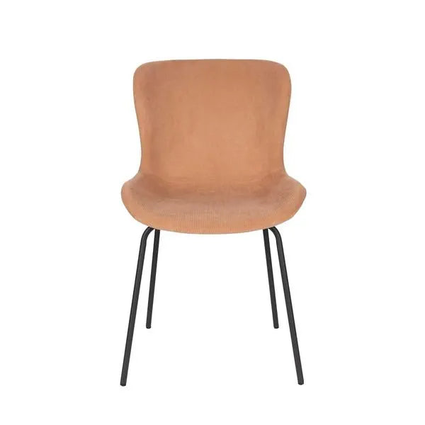 Lot de 2 Chaises en Velours Rose - White Label Living