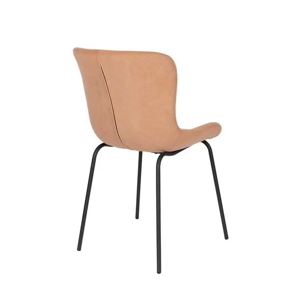 Lot de 2 Chaises en Velours Rose - White Label Living