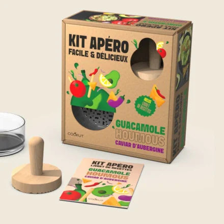 Kit Apéro pour Guacamole & Houmous - Cookut