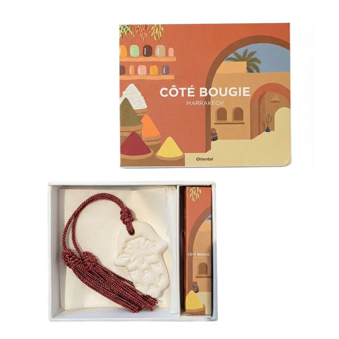 Coffret Palet en Céramique & Spray Parfumé - Côté Bougie