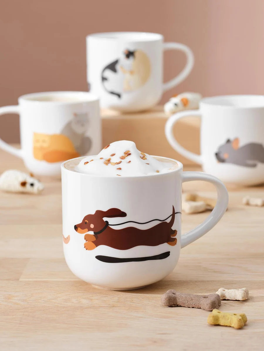 Mug en Porcelaine "Sausage (Teckel) Lover" 400ml - Asa