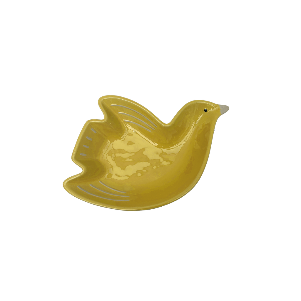 Plat de Présentation Oiseaux Cuicui en Porcelaine - Opjet