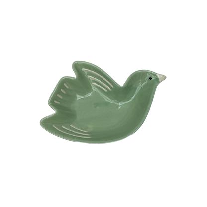 Plat de Présentation Oiseaux Cuicui en Porcelaine - Opjet