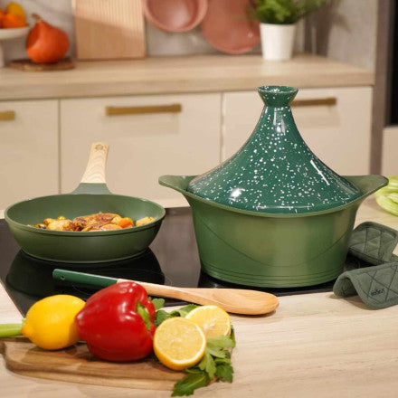 Couvercle Tajine 24/28 cm en Céramique pour Cocotte - Cookut