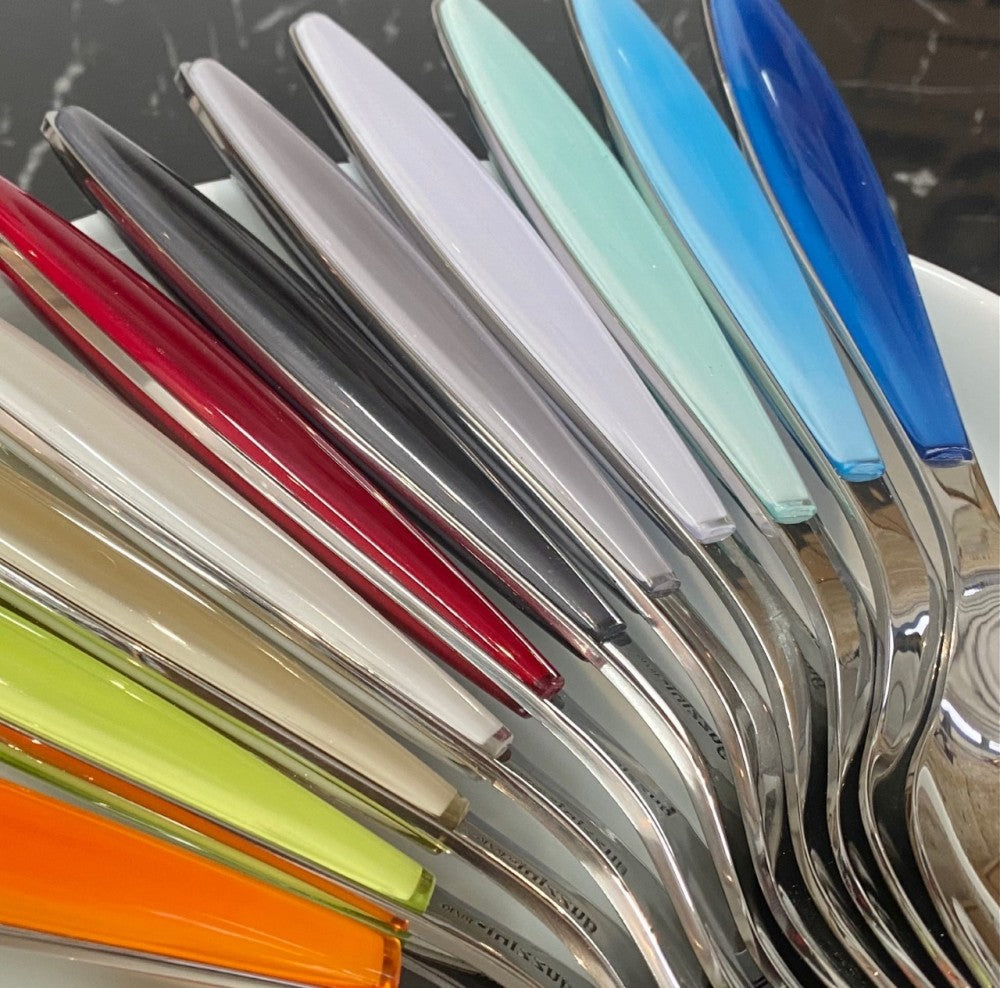 Couvert Feeling Coloré en Acier Inoxydable - Guzzini