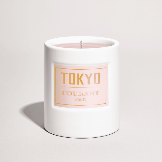 Bougie Parfumée Tokyo 230g, Jasmin & Ambre - Courant Paris