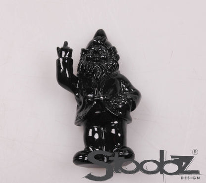 Stoobz Aimant nain | Noir Blanc Or Argent 8 cm