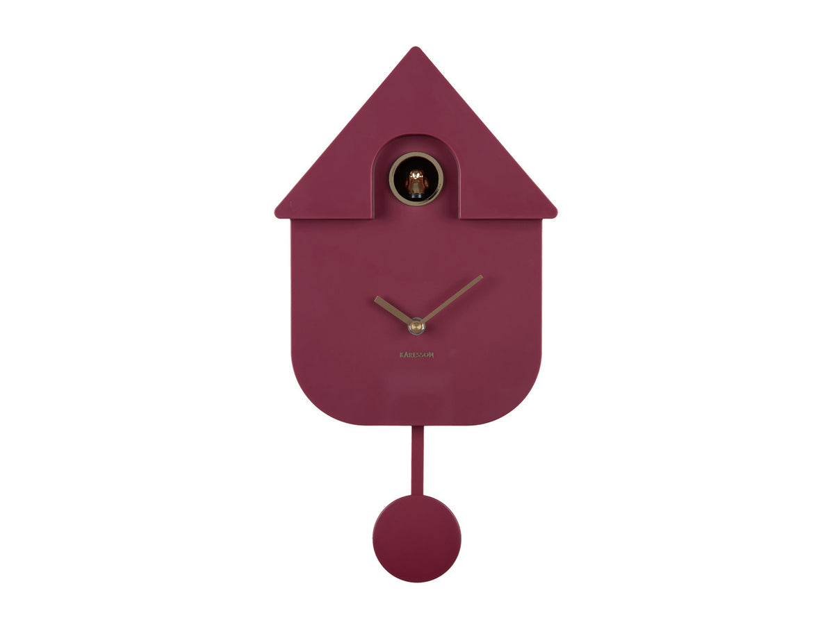 Horloge Pendule Coucou Finitions Dorées - Present Time