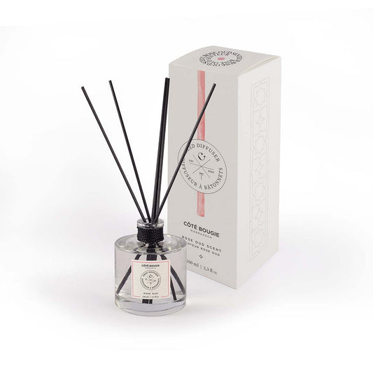 Diffuseur Bâtonnet Rose Oud - Côté Bougie