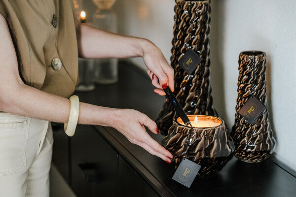 Bougie Parfumée Figue Embrace Marron - Peri Living