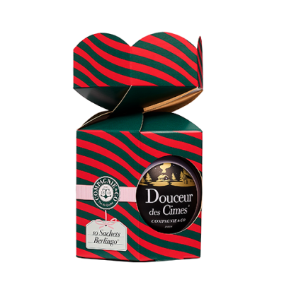 Étuis en Métal de 10 Berlingots de Thé/Infusion de Noël - Compagnie & Co