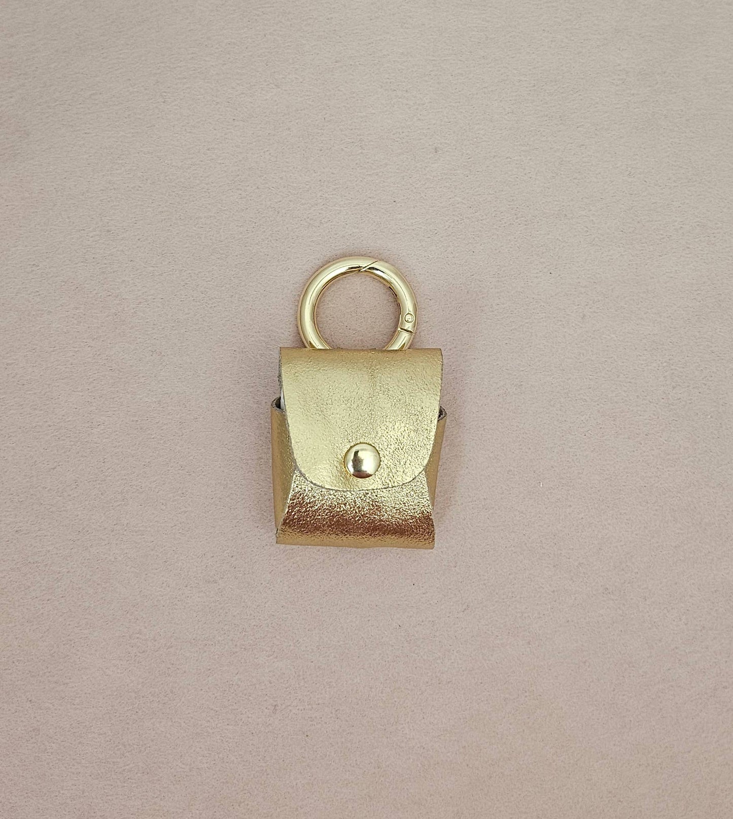 Étuis Porte-Écouteurs en Cuir Effet Métalique, Bijoux de Sac