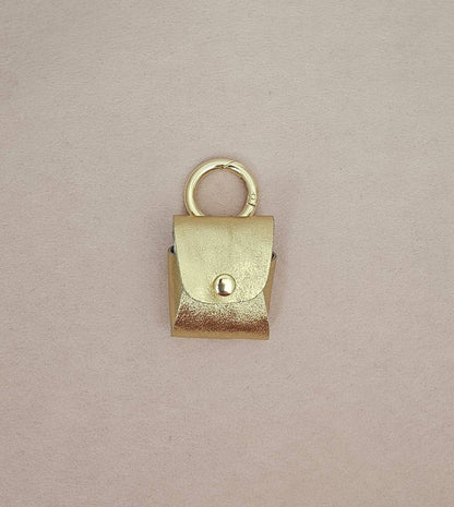 Étuis Porte-Écouteurs en Cuir Effet Métalique, Bijoux de Sac