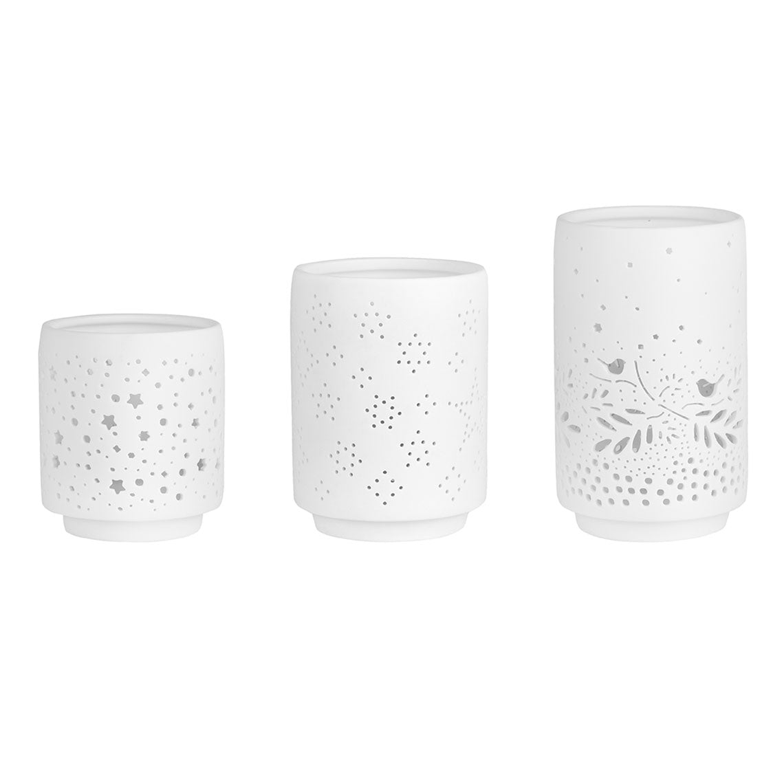 Set de 3 Photophores en Porcelaine - Räder