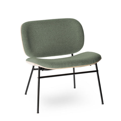 Fauteuil Kuji Vert Structure Blanchie - Athezza