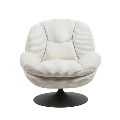 Fauteuil Pivotant en Velours Topi