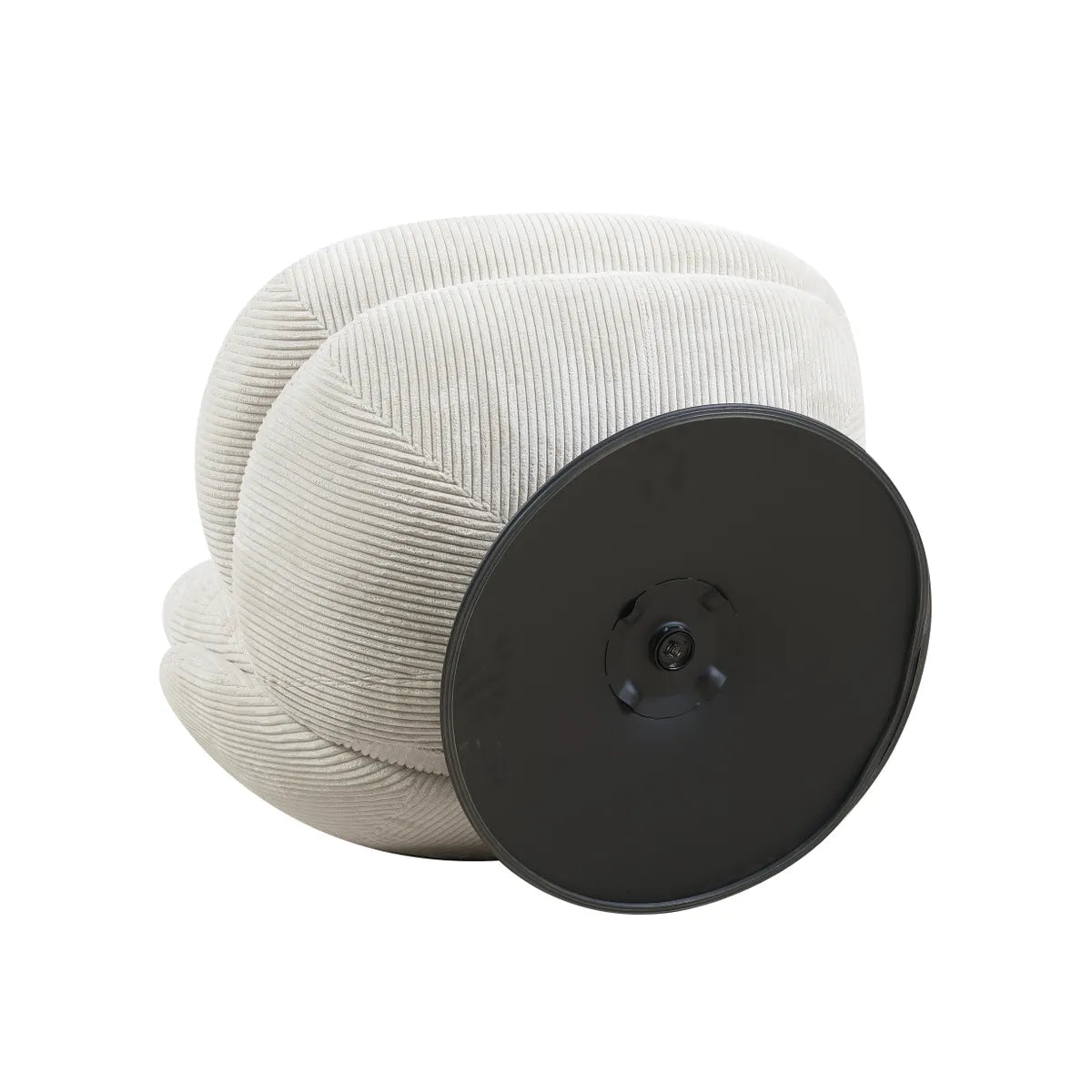 Fauteuil Pivotant en Velours Topi