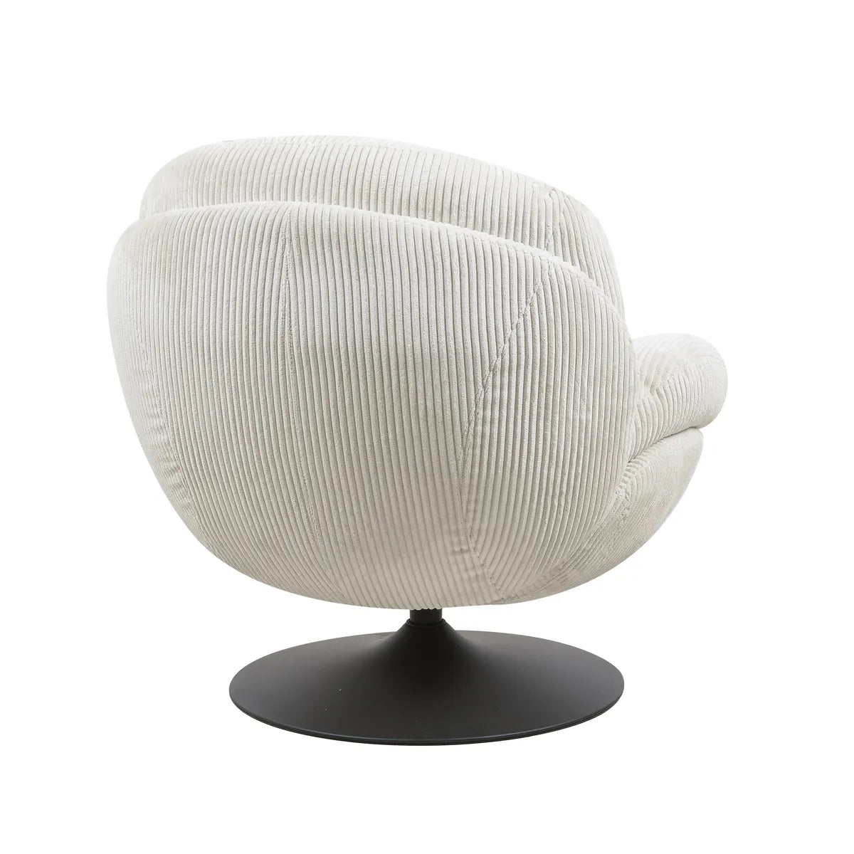 Fauteuil Pivotant en Velours Topi
