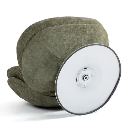 Fauteuil Pivotant en Velours Topi