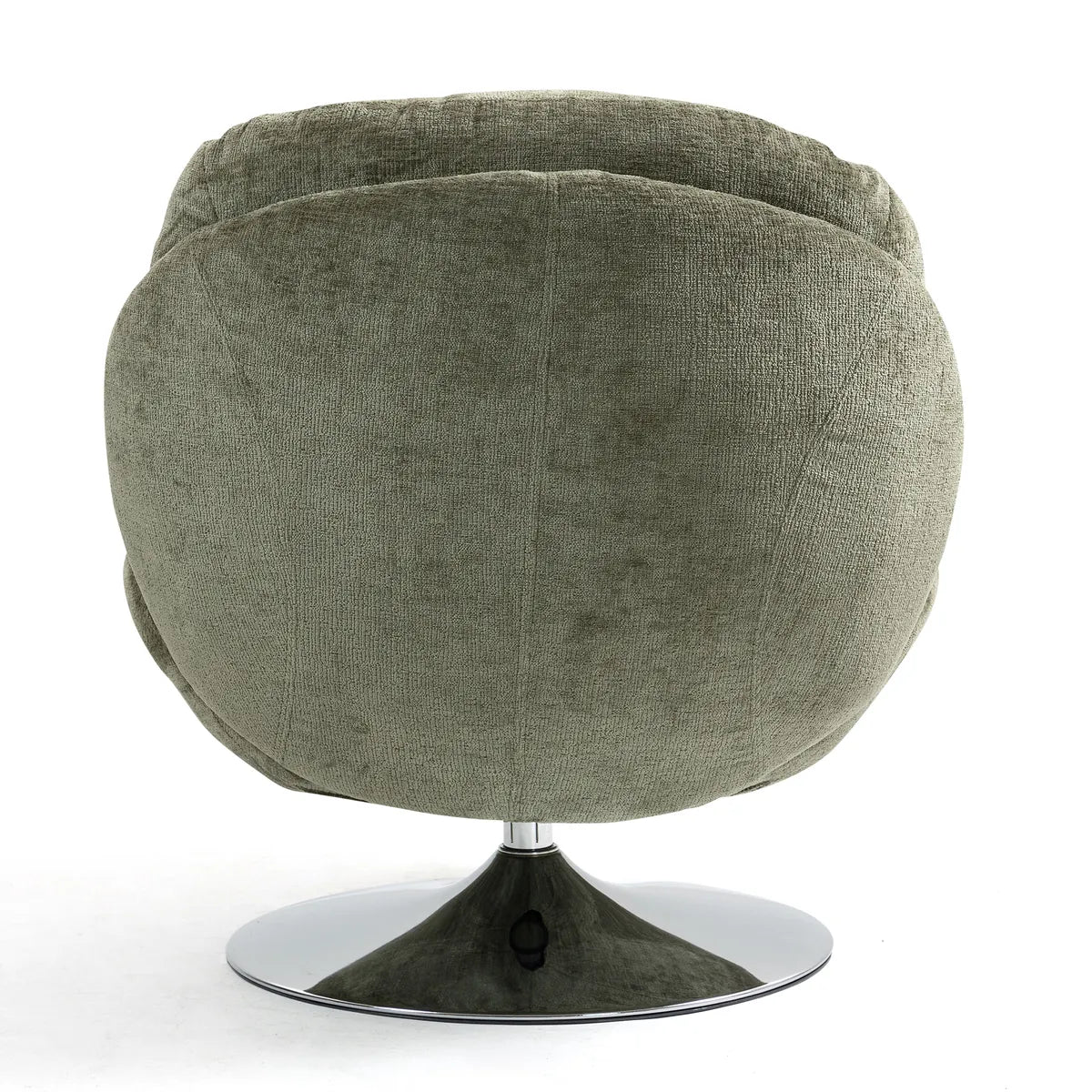 Fauteuil Pivotant en Velours Topi