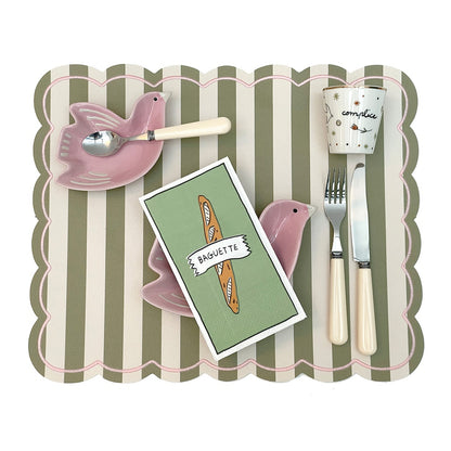 Set de 4 Verres à Boire en Faïence Amour Oiseaux - Opjet