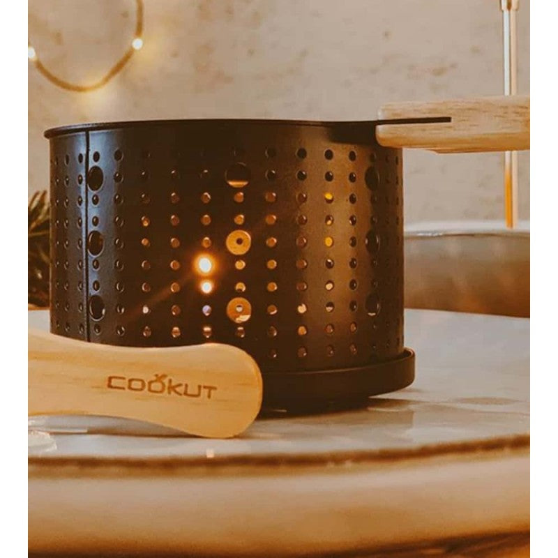 Set de 4 Raclettes à la Bougie avec Assiettes Lumia - Cookut