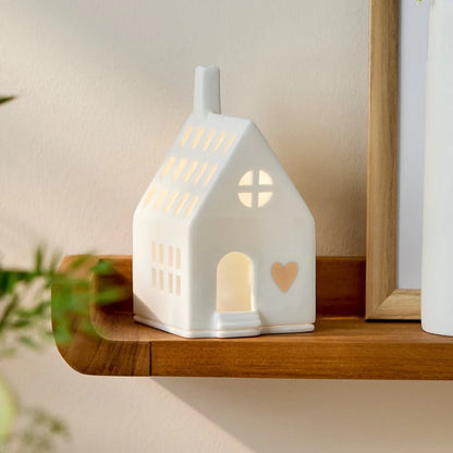 Photophore en Porcelaine Petite Maison Coeur - Räder