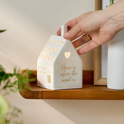 Photophore en Porcelaine Petite Maison Coeur - Räder