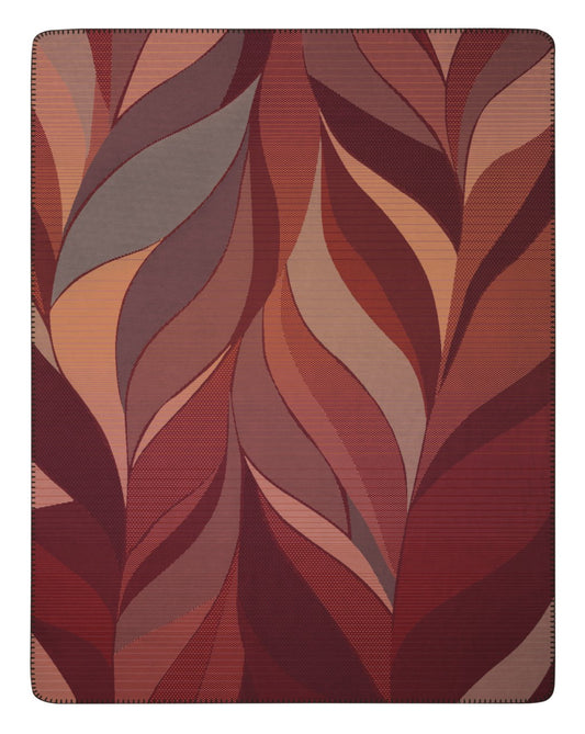 Plaid en Coton Doux Bordeaux 150x200 cm - Biederlack