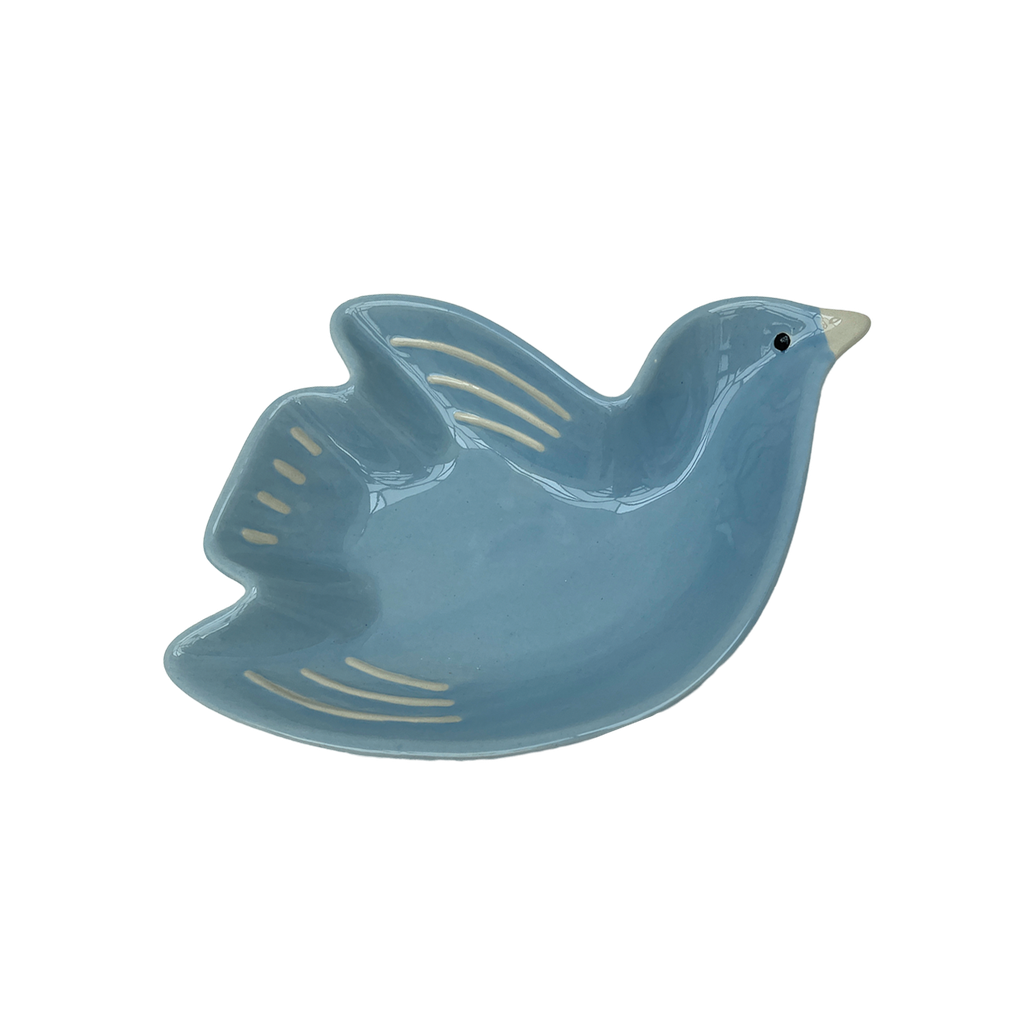 Plat de Présentation Oiseaux Cuicui en Porcelaine - Opjet