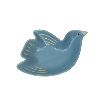 Plat de Présentation Oiseaux Cuicui en Porcelaine - Opjet